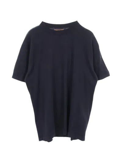 Pre-owned Louis Vuitton 2000s Monogram Knit T-shirt In Blue