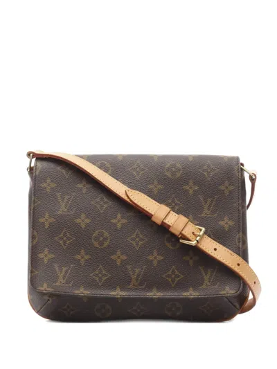 Pre-owned Louis Vuitton 2000s Musette Tango Shoulder Bag In Brown