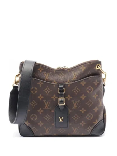 Pre-owned Louis Vuitton 2000s Odeon Nm Pm Cross Body Bag In Brown
