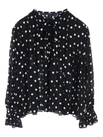 Pre-owned Louis Vuitton 2000s Polka Dot-print Shirt