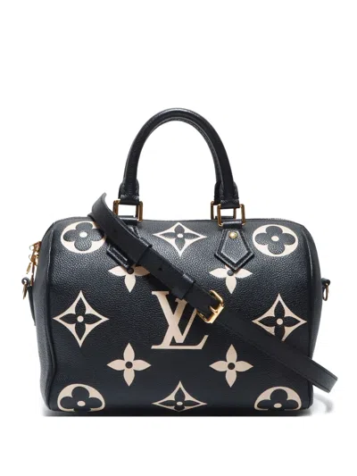 Pre-owned Louis Vuitton 2000s Speedy Two-way Boston Bag In Black
