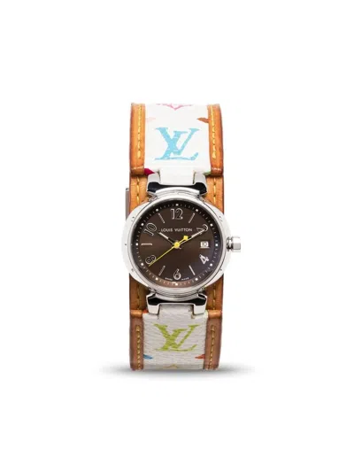Pre-owned Louis Vuitton 2000s  Tambour 24mm In White