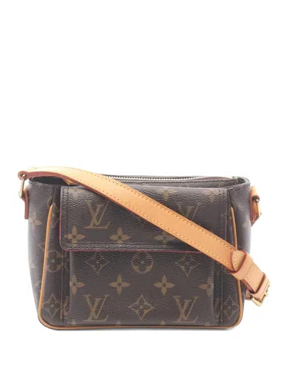 Pre-owned Louis Vuitton 2000s Vivacité Pm Monogram Shoulder Bag In Brown