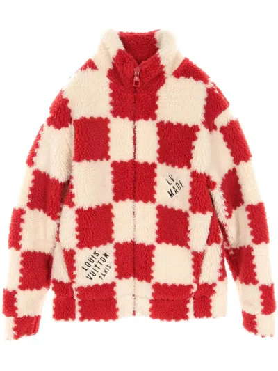 Pre-owned Louis Vuitton 2000s X Nigo Damier Jacket In Red