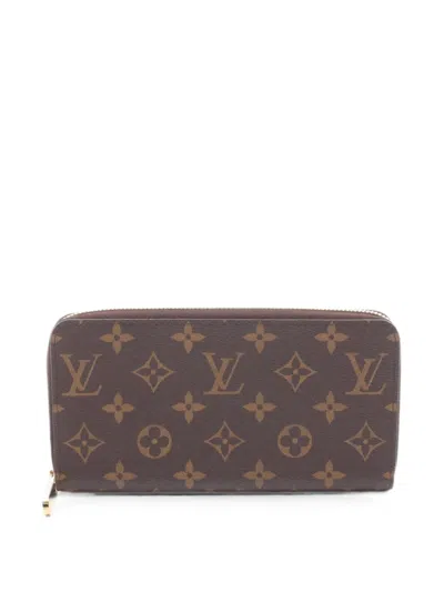Pre-owned Louis Vuitton 2000s Zippy Monogram Wallet In Brown