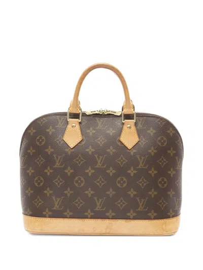 Pre-owned Louis Vuitton 2001 Alma Pm Handbag In Brown