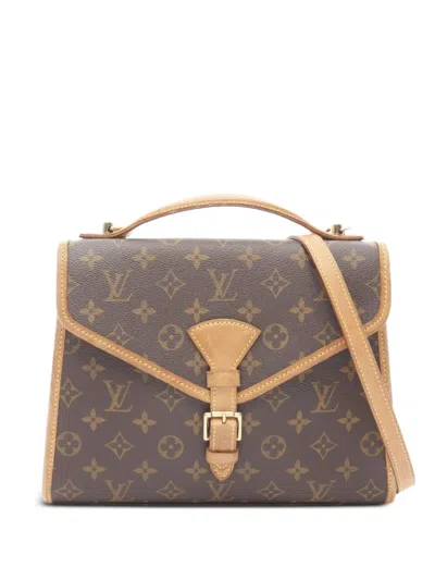 Pre-owned Louis Vuitton 2001 Bel Air Handbag In Brown