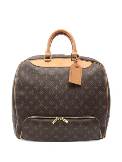 Pre-owned Louis Vuitton 2001 Boston Monogram Bag In Brown