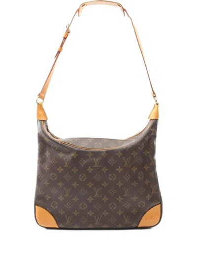 Pre-owned Louis Vuitton 2001 Boulogne 35 Shoulder Bag In Brown