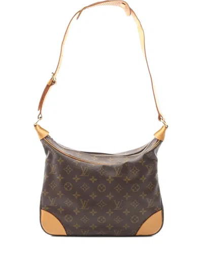 Pre-owned Louis Vuitton 2001 Boulogne Pm Shoulder Bag In Brown