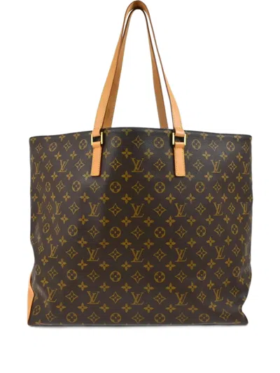 Pre-owned Louis Vuitton 2001 Cabas Alto Tote Bag In Brown