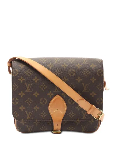 Pre-owned Louis Vuitton 2001 Cartesier Shoulder Bag In Brown
