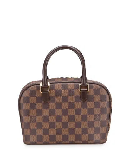 Pre-owned Louis Vuitton 2001 Damier Ebene Mini Sarria Handbag