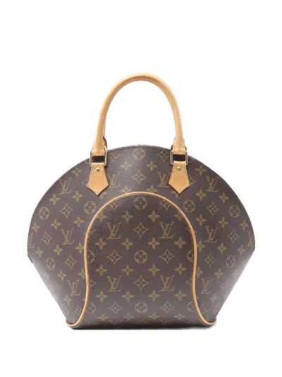 Pre-owned Louis Vuitton 2001 Ellipse Mm Monogram Handbag In Brown