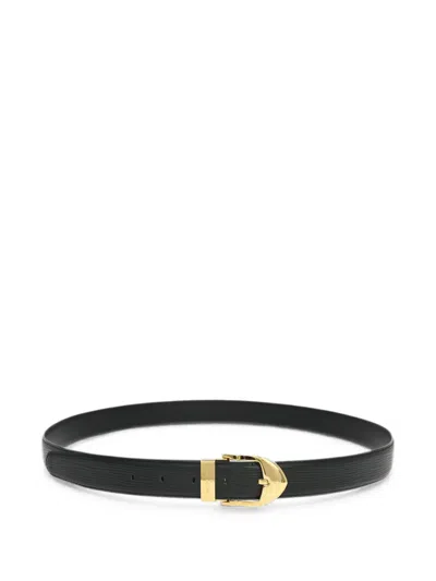 Pre-owned Louis Vuitton 2001 Epi Ceinture Belt In Black