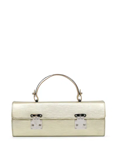 Pre-owned Louis Vuitton 2001 Epi Galaxia Handbag In Gold
