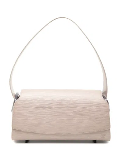 Pre-owned Louis Vuitton 2001 Epi Nocturne Gm Shoulder Bag In Purple