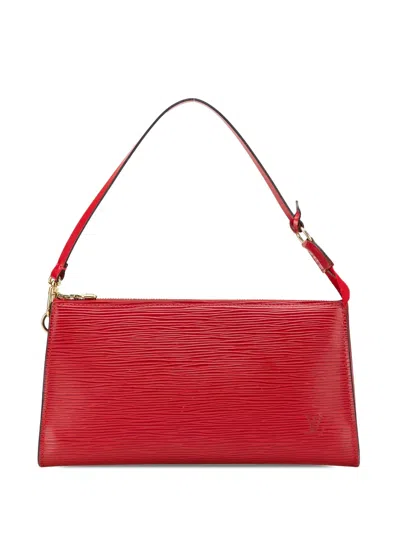 Pre-owned Louis Vuitton 2001 Epi Pochette Accessoires Shoulder Bag