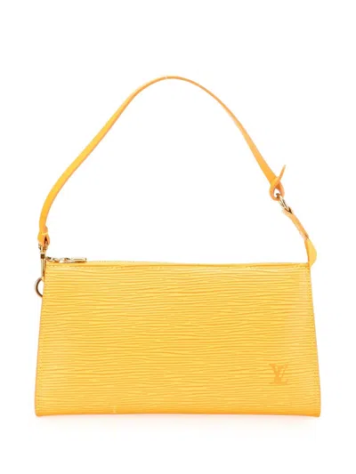 Pre-owned Louis Vuitton 2001 Epi Pochette Accessoires Shoulder Bag