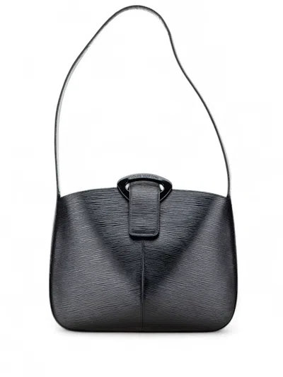 Pre-owned Louis Vuitton 2001 Epi Reverie Shoulder Bag In Black