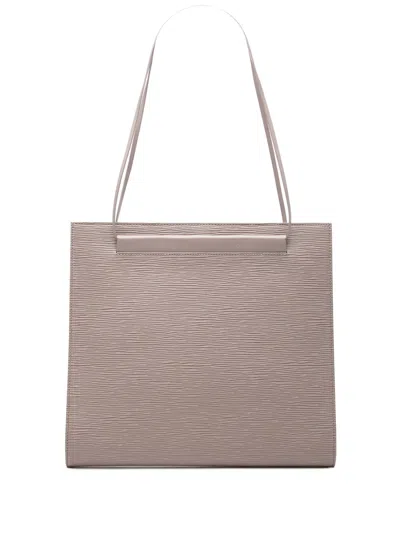 Pre-owned Louis Vuitton 2001 Epi Saint Tropez Tote Bag In Purple