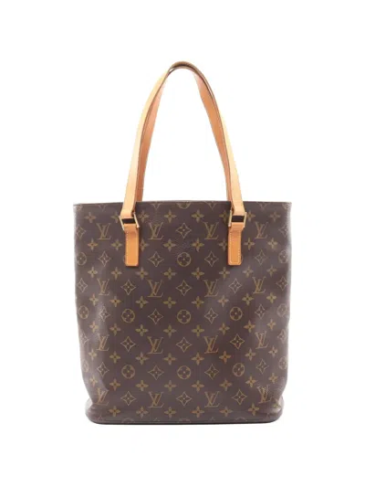 Pre-owned Louis Vuitton 2001 Gm Vivian Monogram Tote Bag In Brown