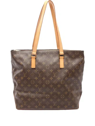 Pre-owned Louis Vuitton 2001 Kabamezo Monogram Shoulder Bag In Brown