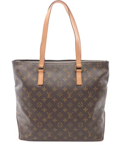 Pre-owned Louis Vuitton 2001 Kabamezo Monogram Shoulder Bag In Brown
