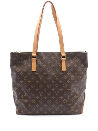 Pre-owned Louis Vuitton 2001 Kabamezo Tote Bag In Brown