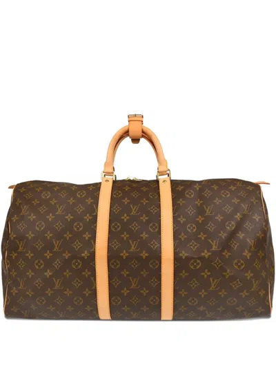Pre-owned Louis Vuitton Keepall 55 手提旅行包（2001年典藏款）
