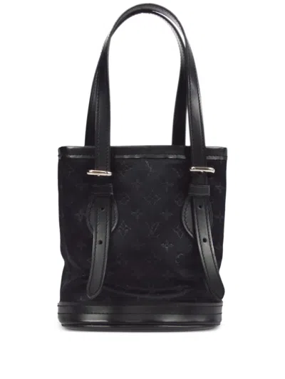 Pre-owned Louis Vuitton 2001 Little Bucket Handbag In Black
