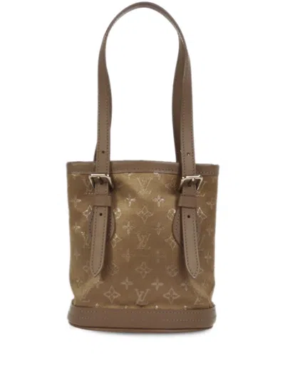 Pre-owned Louis Vuitton 2001  Little Bucket Handbag In Brown