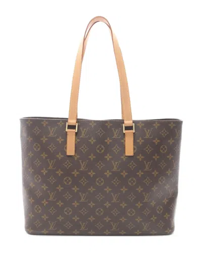 Pre-owned Louis Vuitton 2001 Luco Shoulder Bag In Brown