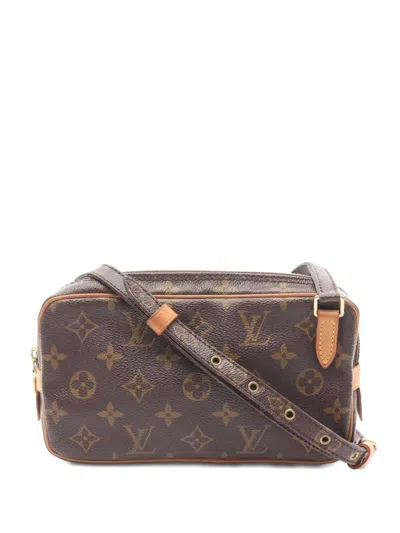 Pre-owned Louis Vuitton 2001 Marly Shoulder Bag In Brown