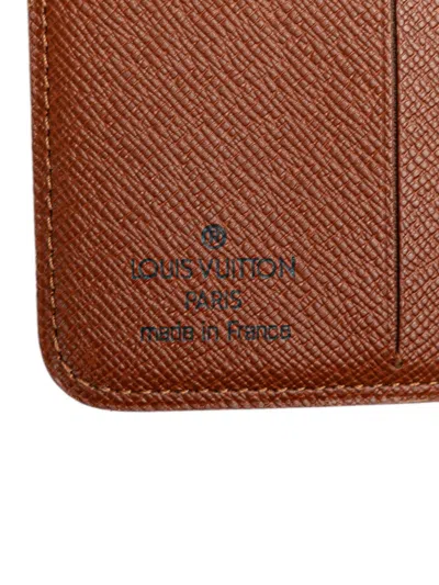 Pre-owned Louis Vuitton 2001 Monogram Bifold Compact Wallet Small Wallets