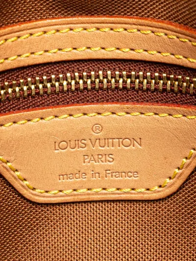 Pre-owned Louis Vuitton 2001 Monogram Mini Looping Shoulder Bag In Brown