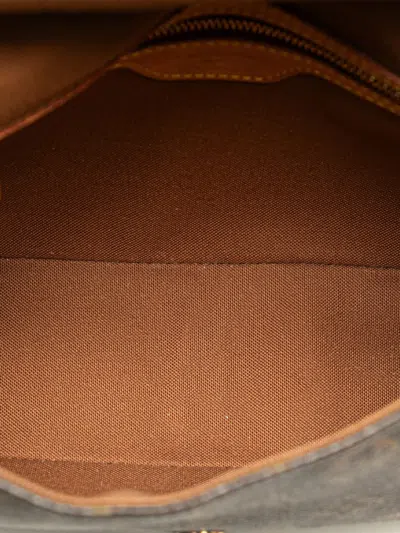Pre-owned Louis Vuitton 2001 Monogram Mini Looping Shoulder Bag In Brown