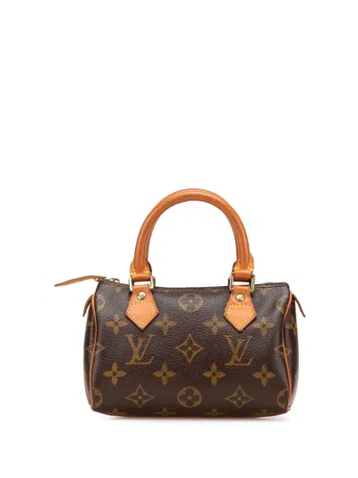 Pre-owned Louis Vuitton 2001 Monogram Mini Speedy Hl Satchel