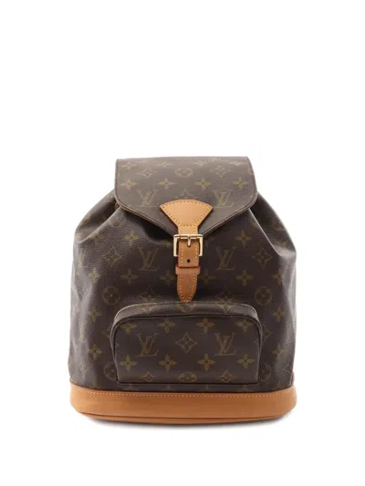 Pre-owned Louis Vuitton 2001 Monogram Montsouris Backpack
