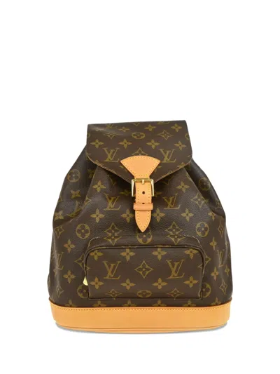 Pre-owned Louis Vuitton 2001 Monogram Montsouris Medium Backpack