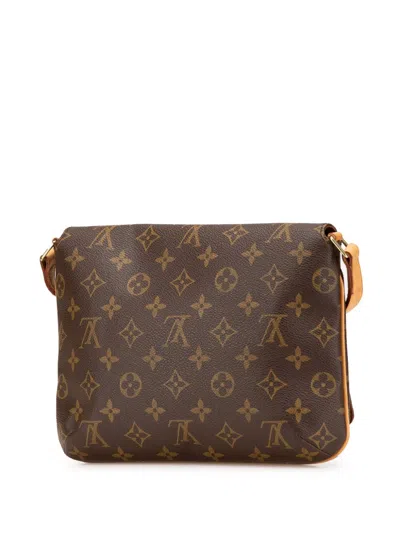 Pre-owned Louis Vuitton 2001 Monogram Musette Tango Short Strap Shoulder Bag