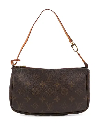 Pre-owned Louis Vuitton 2001 Monogram Pochette Accessoires Shoulder Bag