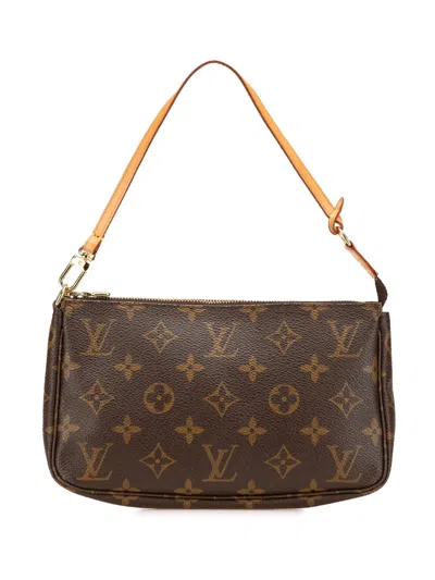 Pre-owned Louis Vuitton 2001 Monogram Pochette Accessoires Shoulder Bag