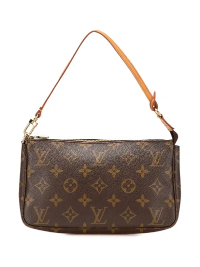 Pre-owned Louis Vuitton 2001 Monogram Pochette Accessoires Shoulder Bag