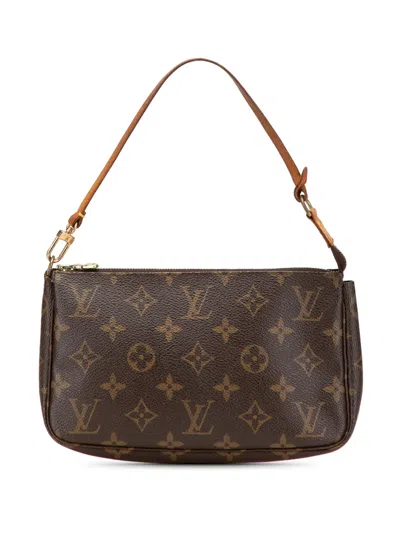 Pre-owned Louis Vuitton 2001 Monogram Pochette Accessoires Shoulder Bag