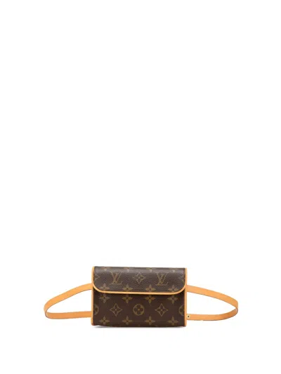 Pre-owned Louis Vuitton 2001 Monogram Pochette Florentine Belt Bag