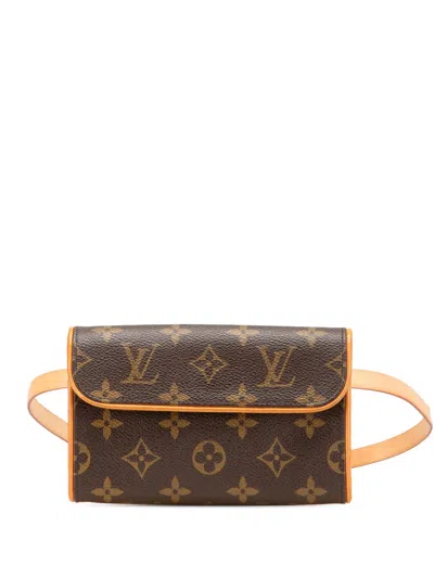 Pre-owned Louis Vuitton 2001 Monogram Pochette Florentine Belt Bag