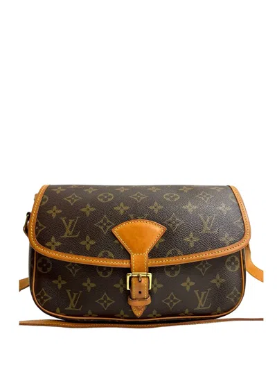 Pre-owned Louis Vuitton 2001 Monogram Sologne Crossbody Bag In Brown
