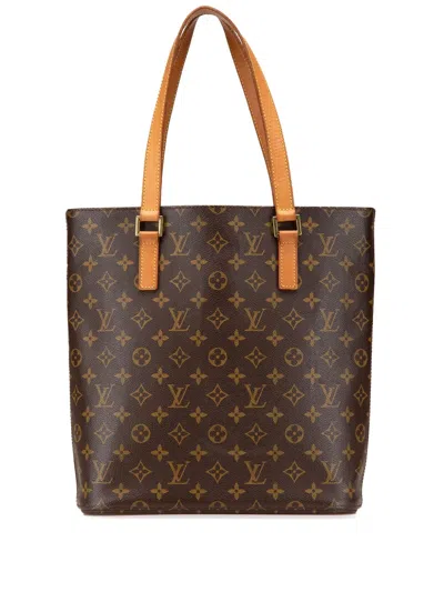 Pre-owned Louis Vuitton 2001 Monogram Vavin Gm Tote Bag In Brown