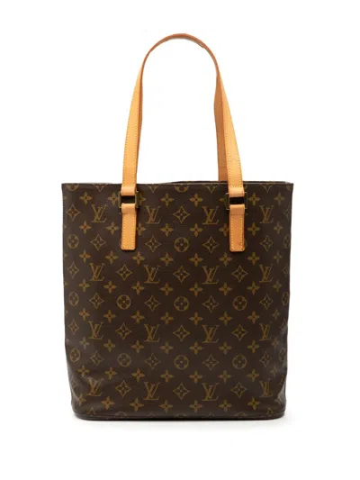 Pre-owned Louis Vuitton 2001 Monogram Vavin Gm Tote Bag In Brown